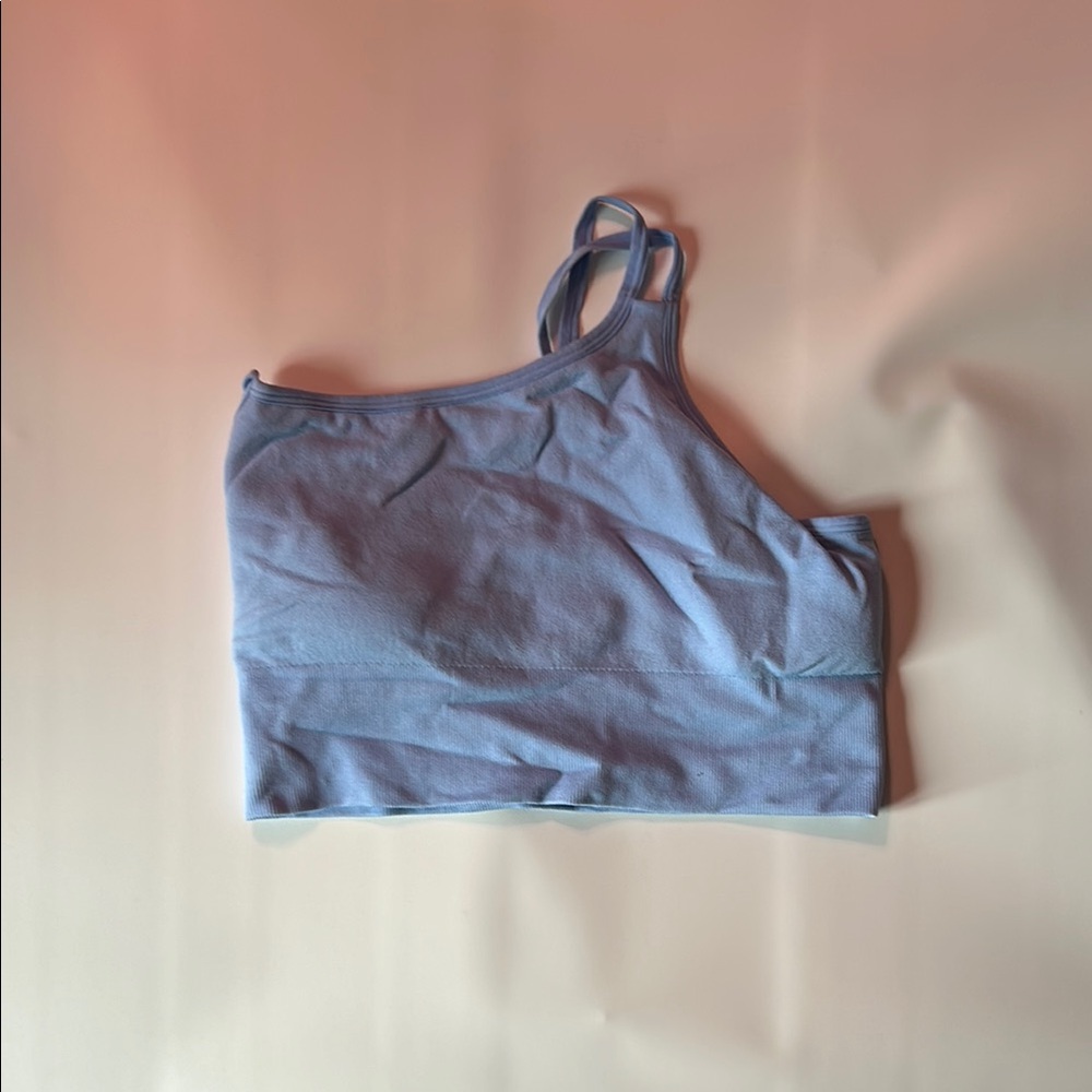 Kyodan Blue Asymmetrical Sports Bra Intimates